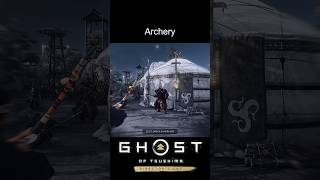 Ghost of Tsushima  archery gameplay shorts ghostoftsushima ghostoftsushimawalkthrough [upl. by Eimerej]