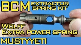 AR Pistol Fix BCM Extractor KitWolff Hammer Spring  MustyYeti [upl. by Kenzi]