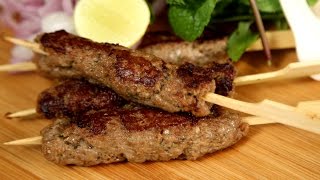 Mutton Seekh Kebab  Kebabs on Skewers – Easy Recipe  The Bombay Chef – Varun Inamdar [upl. by Doe]