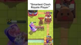 “Smartest Clash Royale Player” clashroyale clashroyaleshorts clashroyalememes shorts supercell [upl. by Ayo260]