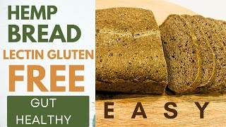 GUT HEALTHY  Hemp amp Almond Flour Bread Lectin Free Bread Recipe Gluten Free Easy Protein Rich [upl. by Aicetel]