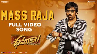 Mass Raja Full Video Song  Dhamaka  Ravi Teja  Sreeleela  Thrinadha Rao  Bheems Ceciroleo [upl. by Laryssa471]