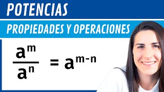 POTENCIAS 💪 Propiedades y Operaciones [upl. by Venita]