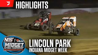 𝑯𝑰𝑮𝑯𝑳𝑰𝑮𝑯𝑻𝑺 USAC NOS Energy Drink National Midgets  Lincoln Park Speedway  June 6 2024 [upl. by Egroeg]