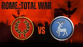 Rome Total War  Julii vs Britannia Battle 4  The House of Julii Campaign [upl. by Llebpmac]