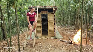 How To Make A Shelter Using Bamboo Houses And New Environments [upl. by Armin221]