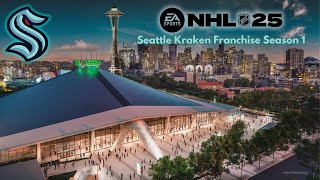 NHL 25  Kraken Franchise 2425 Season  Colorado Avalanche 420  Seattle Kraken 330 [upl. by Yrrap]