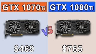 GTX 1070 Ti OC vs GTX 1080 Ti  1440p and 2160p Gaming Benchmarks [upl. by Eyahc]