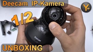 UnboxingFirst Look Deecam FI9831P  Wireless HD 720p IPKamera Netzwerkkamera [upl. by Esinyt]