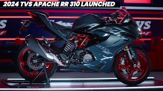 Finally 2024 TVS Apache RR 310 Launched🔥 First Look  10 Big Changes  New On Road Price  Features [upl. by Tepper]