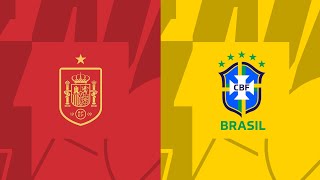 ESPAGNE vs BRESIL  INTERNATIONAL FRIENDLY 2024  Full Match  Efootball Prediction [upl. by Chev]