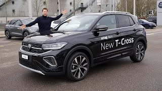 Volkswagen TCross Facelift 2024 Review [upl. by Ylas]