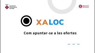 Com funciona la borsa de treball Xaloc [upl. by Ilaire37]