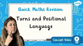 How Do You Describe Turns Using Positional Language  KS2 Maths Concept for Kids [upl. by Epoillac633]