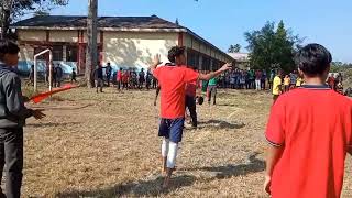 Penalty shootout of the final match of the inter house football tournament held in KV Lekhapani [upl. by Enylorac]