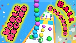 The Ultimate Ball Stacking Challenge Can Anyone Beat this World Record Levels 880883 [upl. by Nealah]