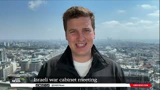 Israeli war cabinet meeting Alex Cadier gives an update [upl. by Rambow]