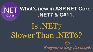 How to use BenchmarkDotNET  Compare performance between NET7 amp NET6  Is NET7 slower than NET6 [upl. by Cichocki749]