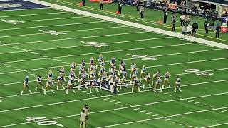 2024 Dallas Cowboys cheerleader pregame performance thunderstruck part 2 101324 [upl. by Elleinahc]