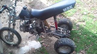 Cross 110 atv quad trajka [upl. by Nitsugua]