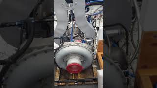 Boeing T50BO12 Gas Turbine Jet Engine Startup [upl. by Rush]