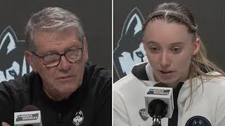 Paige Bueckers amp Geno Auriemma on UConns Late Offensive Foul vs Iowa  2024 March Madness [upl. by Ranzini]