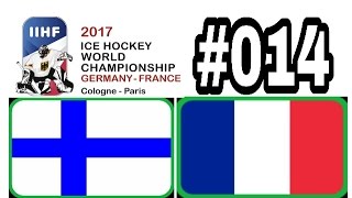 Eishockey WM 2017 014 Finnland VS Frankreich  Lets Play NHL17 PS4 [upl. by Ahsekal]