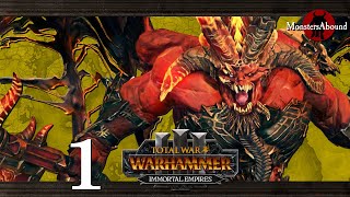 Total War Warhammer 3 Immortal Empires  Exiles of Khorne Skarbrand the Exiled 1 [upl. by Philender]