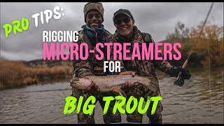 Fly Fishing Guide Tips Rigging Micro Streamers for BIG TROUT [upl. by Peg728]