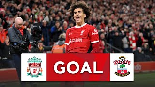 GOAL  Jayden Danns  Liverpool 20 Southampton  Fifth Round  Emirates FA Cup 202324 [upl. by Fakieh313]