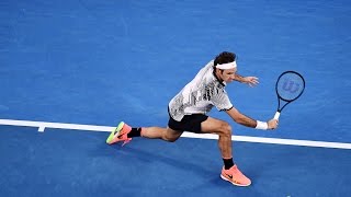 Roger Federer vs Mischa Zverev 2017 Australian Open QF HD [upl. by Aretahs]