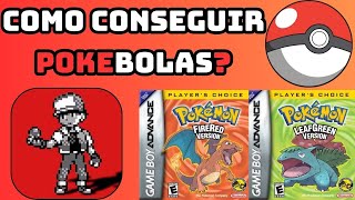 ENSINANDO COMO OBTER POKEBOLAS NO POKEMON FIRE RED E LEAF GREEN [upl. by Dustin45]