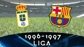 Real Oviedo vs FC Barcelona Liga 1ª División 19961997 Partido Completo Jornada 1 [upl. by Glynnis]