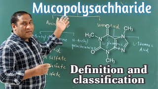 Mucopolysaccharides definition classification example amp functions biochemistry [upl. by Ecertal]