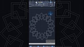 Create a Geometric Pattern in AutoCAD 🖥️  Quick Tutorial shorts trending pattern [upl. by Adnhoj]