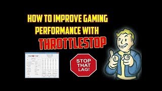 How to Download amp Install ThrottleStop8706 lag free gameing [upl. by Eralc360]