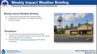 NWS Wakefield Thursday Briefing  Oct 31 2024 [upl. by Yblehs]