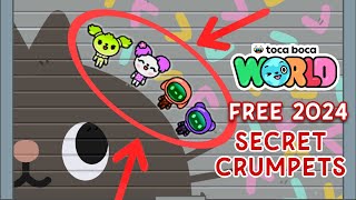 ALL FREE SECRET CRUMPETS at VOXELLA in TOCA BOCA WORLD 😍 [upl. by Travax]