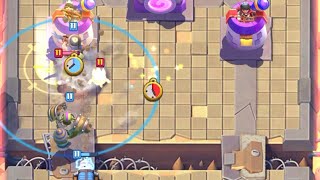 Making this guy hurt with perfect placements  Clash Royale [upl. by Downs]