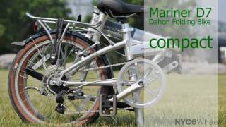 Dahon Mariner D7 Folding Bike Video Review [upl. by Bebe292]