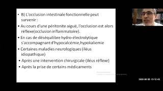 53 Occlusion intestinale aigue Pr CHETOUANE [upl. by Caye]