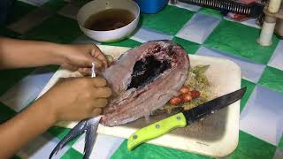 DEBONING MILKFISH recipe [upl. by Hillinck]