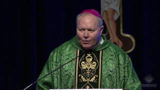 Bishop Edward Burns  Sunday Homily  Steubenville Lone Star 2017 [upl. by Bedwell]