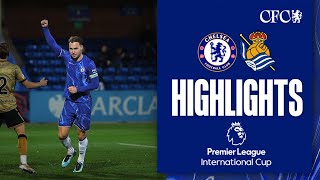 Chelsea U21 21 Real Sociedad  HIGHLIGHTS  PL INT CUP 202425 [upl. by Sukramal687]