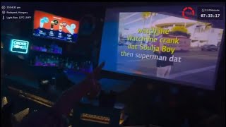 ICE POSEIDON RUINS KARAOKE BAR IN BUDAPEST [upl. by Gnilyarg354]