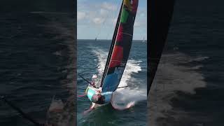 Sailing fast in tough conditions with foiling boats  Part 1 storm ocean adventure sailing [upl. by Fleeta]