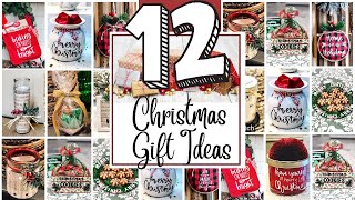 12 DIY DOLLAR TREE CHRISTMAS GIFTS l AFFORDABLE amp EASY DIY HOLIDAY GIFTS l PERSONALIZED CRICUT GIFTS [upl. by Beore]