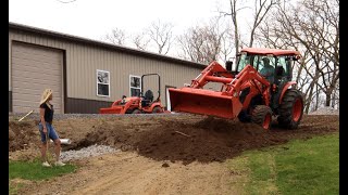 Fixing Everything we Tore Up Topsoil Grading Seeding And we Saw a NEW BRONCO 1068 [upl. by Ahtikal]