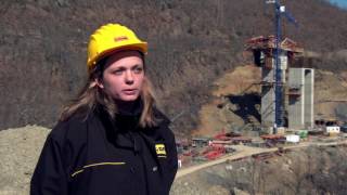 Construction of Corridor No 8 in Macedonia Kicevo  Podvis [upl. by Traweek]