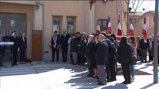 Hommage victimes attentats Aude  la Marseillaise [upl. by Nilyad]